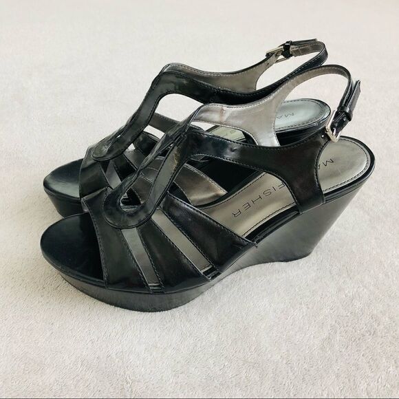 NWOB Marc Fisher FMGlee Platform Sandals - Picture 2 of 14